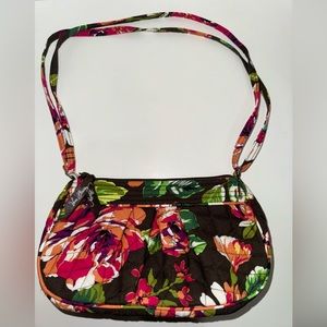 Vera Bradley Small English Rose Crossbody Shoulder Handbag